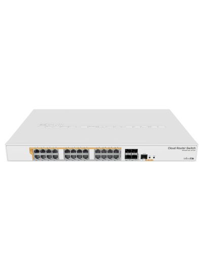 MikroTik CRS328-24P-4S+RM PoE коммутатор