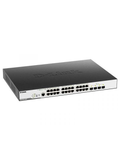 DL-DGS-3000-28XMP/B1A PoE коммутатор D-Link