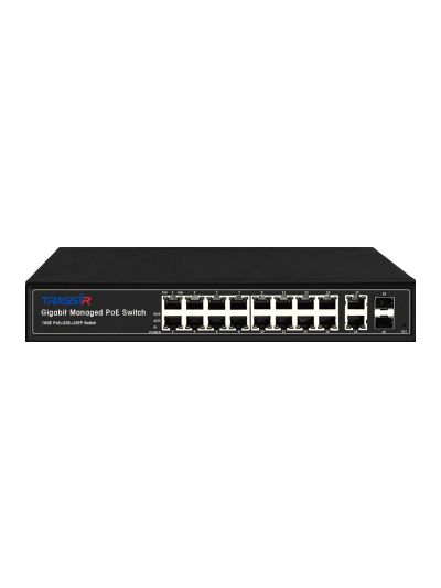 TR-NS24202S-300-16PoE PoE коммутатор Trassir