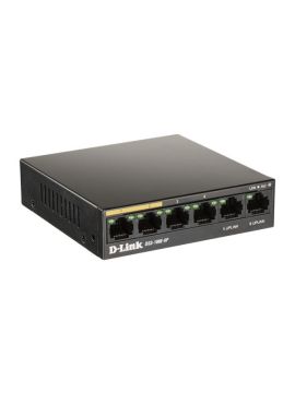 DL-DSS-100E-6P/A1A PoE коммутатор D-Link