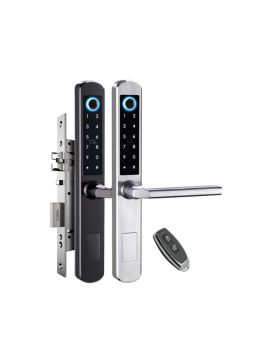 SLIM FP (Silver/Black) электронный биометрический замок TTLOCK