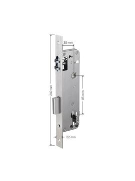 Распашная мортиза с роликом 35x85 TTLOCK