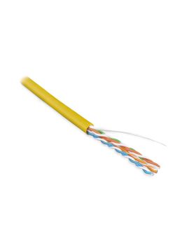 UUTP4-C5E-S24-IN-LSZH-YL-305 U/UTP кат.5е, 4 пары, 0,51 LSZH нг(А)-HF кабель витая пара Hyperline