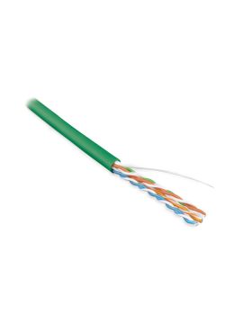 UUTP4-C5E-S24-IN-LSZH-GN-100 U/UTP кат.5, 4 пары, 0,51 LSZH нг(А)-HF кабель витая пара Hyperline