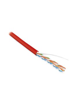 UUTP4-C5E-S24-IN-LSZH-RD-305 U/UTP кат.5е, 4 пары, 0,51 LSZH нг(А)-HF кабель витая пара Hyperline