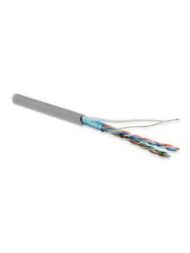 FUTP4-C5E-P26-IN-LSZH-GY-100 F/UTP кат.5е, 4 пары, 0,48 LSZH нг(А)-HF кабель витая пара Hyperline