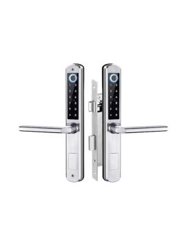 DOUBLE SLIM FP (Silver/Black) электронный биометрический замок TTLOCK