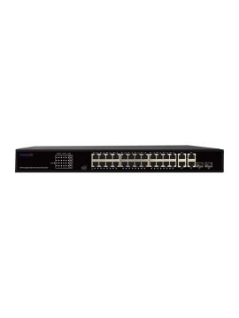 TR-NS14282С-370-24PoE PoE коммутатор Trassir